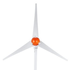 500w wind turbine generator with anemometer, 12v wind turbine kit, 3 blade wind power generator, mppt controller & adjustable windward direction, suitable for home, farm, rvs, boats