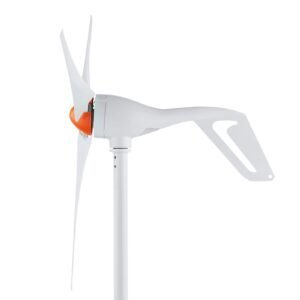 500w wind turbine generator with anemometer, 12v wind turbine kit, 3 blade wind power generator, mppt controller & adjustable windward direction, suitable for home, farm, rvs, boats
