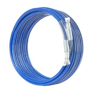 50ft airless paint sprayer hose, 1/4 in universal airless paint spray hose, 4350 psi high pressure flexible airless sprayer hose, multi layer reinforced steel wire braid hose for paint sprayer