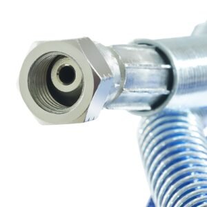 50ft airless paint sprayer hose, 1/4 in universal airless paint spray hose, 4350 psi high pressure flexible airless sprayer hose, multi layer reinforced steel wire braid hose for paint sprayer