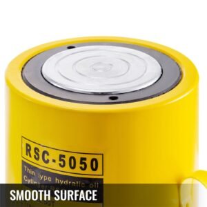 50t 2" stroke single acting hydraulic cylinder jack ram