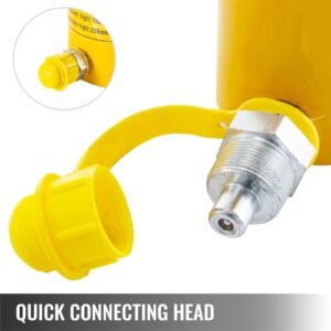 50t 6" stroke single acting hydraulic cylinder jack ram