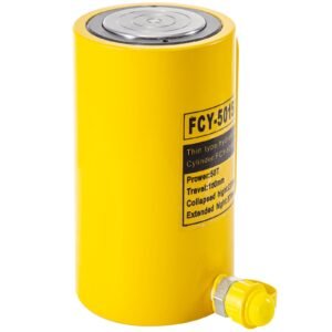 50T 6" Stroke Single Acting Hydraulic Cylinder Jack Ram