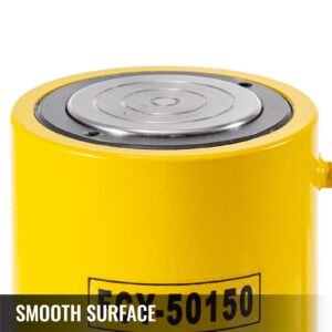 50t 6" stroke single acting hydraulic cylinder jack ram