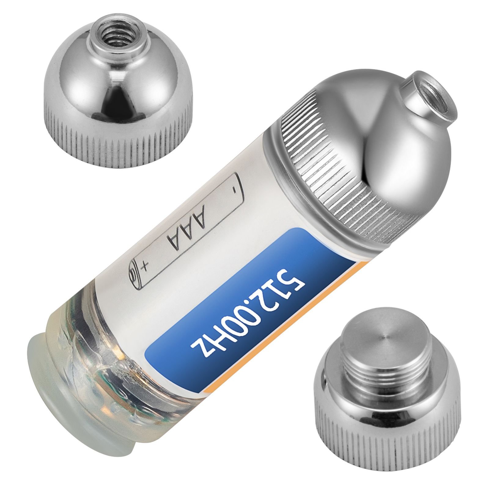 512hz sonde 8/5" and 1/4 20" connectors rigid drain locator for locating & detecting small sewer & pipelines, silver