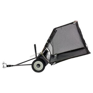 52 in tow behind lawn sweeper 26 cuft large yard sweeper adjustable sweeping height heavy duty leaf grass collector with dumping rope pull behind sweepers for debris grass clippings 1.jpg