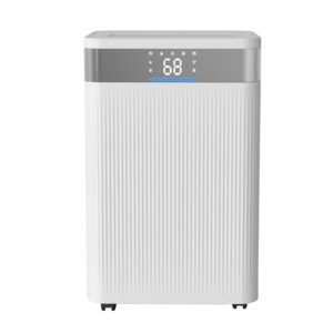 52 Pints Dehumidifier for Home & Basement, Drain Hose for Commercial & Industrial Use, Smart Humidity Control, Low Noise for Large Rooms, Warehouses, Bedrooms & Storage, Large Coverage,White