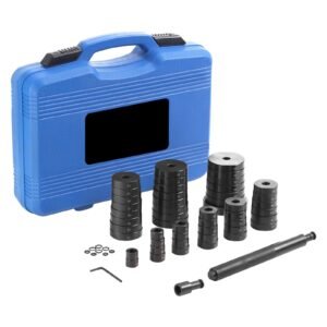 52PCS Custom Bushing Bearing & Seal Driver Set, Transmission Wheel Axle Bearing Race, Seal Driver Installer Remover, 18-65mm & 74mm Metric Discs Bush Removal Puller Bearing Press Tool Kit