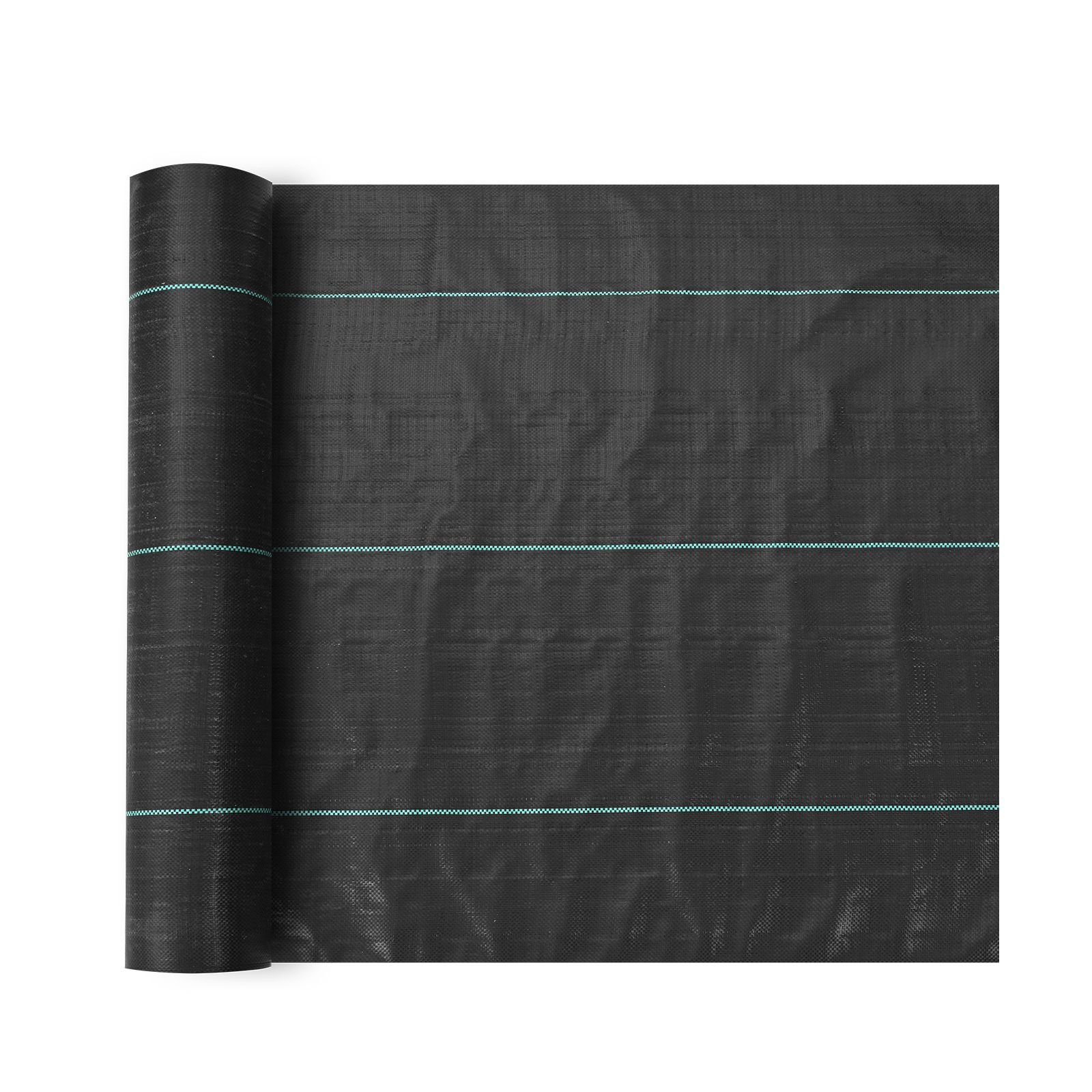 5ftx250ft premium heavy duty weed barrier landscape fabric, 5oz woven geotextile fabric under gravel, high permeability for weed blocker weed mat, driveway fabric, weed control garden cloth