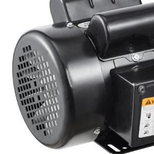 5hp air compressor electric motor, 230v 25 amps, 56hz frame 3450rpm, 7/8" keyed shaft, 2.25" shaft length, single phase, ccw/cw (factory setting is ccw)
