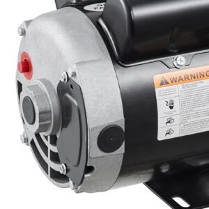 5hp spl air compressor electric motor, 230v 17.6amps, 56 frame 3450rpm, 5/8" keyed shaft, 1.88" shaft length, cw/ccw rotation (factory setting is ccw), single phase