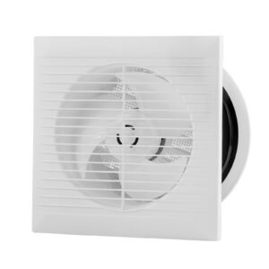 6 inch through the wall ventilation fan, 110 cfm through wall exhaust fan with ac motor, quiet vent easy installation for bathroom,garage,laundry room,storage room air exchanger