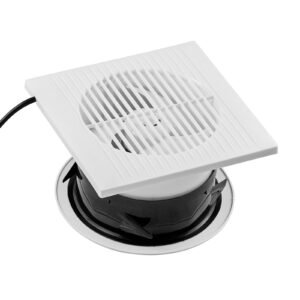 6 inch through the wall ventilation fan, 110 cfm through wall exhaust fan with ac motor, quiet vent easy installation for bathroom,garage,laundry room,storage room air exchanger