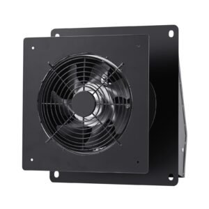 6 inch through the wall ventilation fan, 205 cfm through wall exhaust fan with ac motor, quiet vent easy installation for bathroom,garage,laundry room,storage room air exchanger