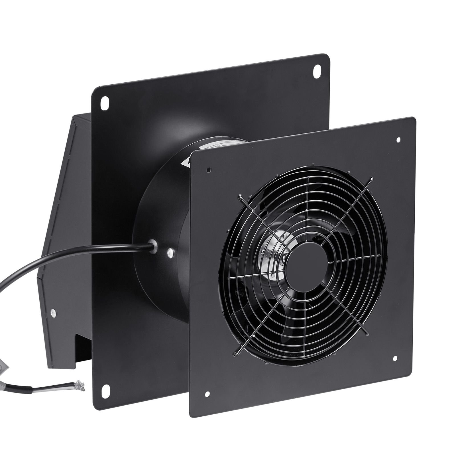 6 inch through the wall ventilation fan, 205 cfm through wall exhaust fan with ac motor, quiet vent easy installation for bathroom,garage,laundry room,storage room air exchanger