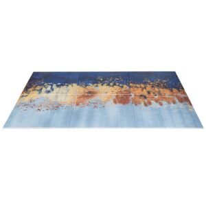 6 pack art acoustic panels, 70.87 x 47.24 x 0.4 inch soundproof wall tiles, self adhesive decorative sound dampening absorbing boards for home, office, studio, gaming room,theater, pastel