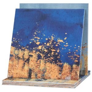 6 pack art acoustic panels, 70.87 x 47.24 x 0.4 inch soundproof wall tiles, self adhesive decorative sound dampening absorbing boards for home, office, studio, gaming room,theater, pastel
