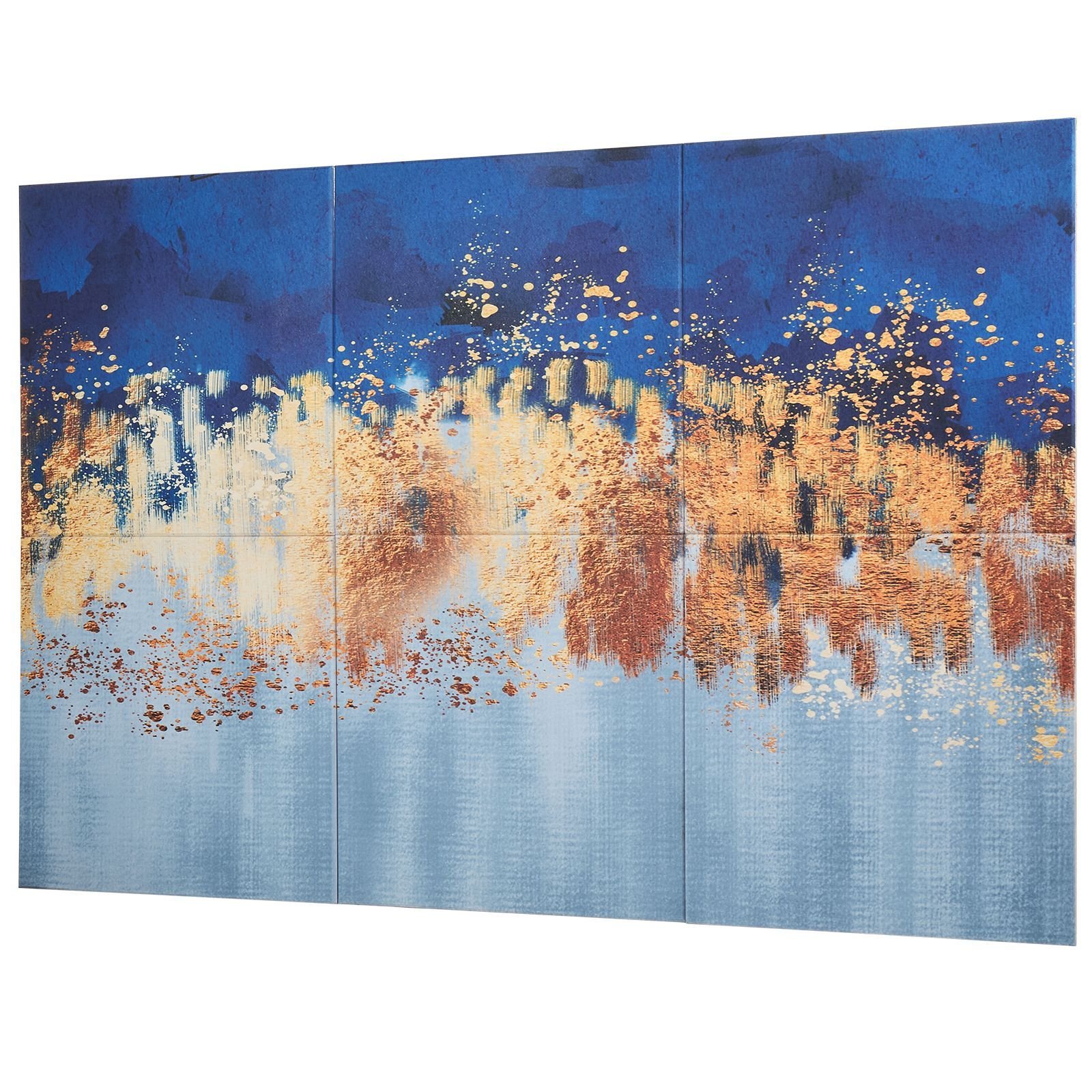 6 pack art acoustic panels, 70.87 x 47.24 x 0.4 inch soundproof wall tiles, self adhesive decorative sound dampening absorbing boards for home, office, studio, gaming room,theater, pastel