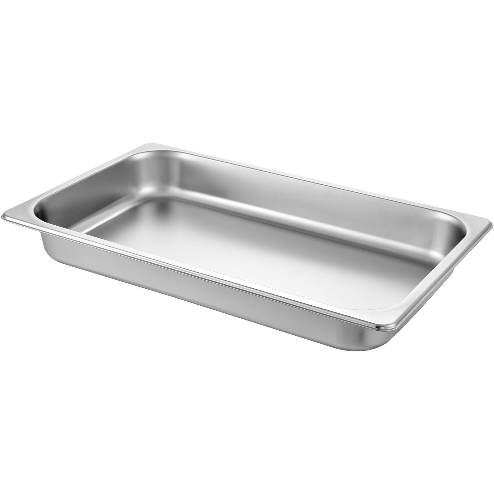 6 pack steam table pans 20.9 x 12.8 x 2.6 inch deep steam table pan full size 8.5l deep food container stainless steel oven tray hotel pans anti jam steam table food pan