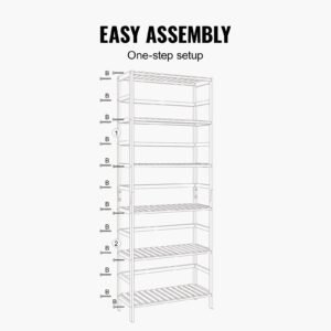 6 tier bamboo shelf, open wood bookshelf, display storage rack organizer, freestanding flower plant stand, multifunctional bamboo bookshelf ideal for bathroom, bedroom, office, study, natural