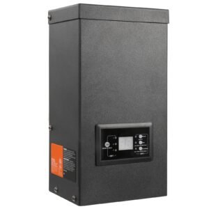 600w landscape transformer, timer & photocell sensor equipped, weatherproof outdoor lighting converter, 120v ac to 12v/14v ac, ideal for exterior, spotlight, pathway, pool lighting, etl certi