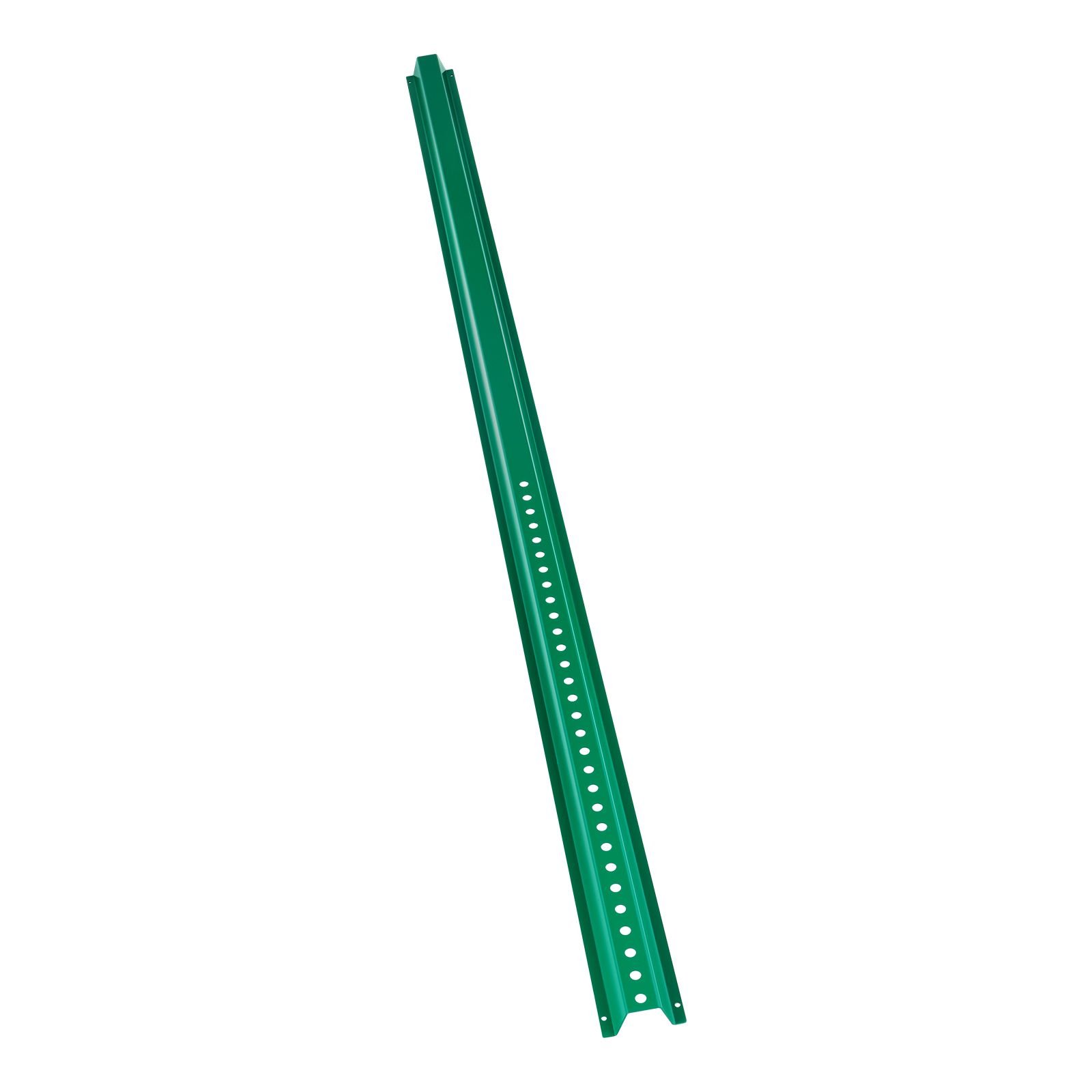 6ft u channel sign post, 4pack green heavy duty steel fixed fence post, steel fence u channel sign for garden, courtyard, farm or traffic intersection