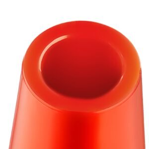 6pack 36" traffic cones, safety road parking cone with black weighted base, pvc orange traffic safety cones, hazard cones reflective collars for construction traffic parking