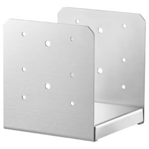 6"x 6" post base, 10pcs stainless steel adjustable post anchor bracket(internal 5.9 x 5.5"), adjustable post base for pavilion deck porch handrail railing support decorative anchor plate