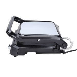 7 IN 1 Commercial Electric Griddle, 14.4" 1800W Indoor Countertop Grill, Restaurant Teppanyaki Grill with Non Stick Iron Cooking Plate, 0-446 Fahrenheit Adjustable Temp Control 110V