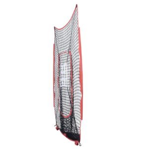 7x7 ft baseball softball practice net, portable baseball training net for hitting batting catching pitching, backstop baseball equipment training aids with strike zone (net only)