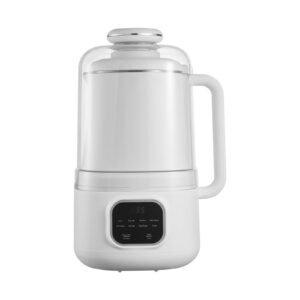 8 in 1 nut milk maker, 34 oz soy milk maker with 200w blending, for homemade oat, nut, soy, juice, milkshake, rice cereal, plant based beverages with self cleaning, boil water, 12 hour delay