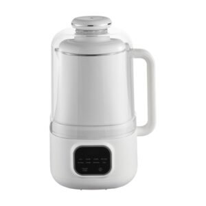 8-in-1 Nut Milk Maker, 34 oz Soy Milk Maker with 200W Blending, for Homemade Oat, Nut, Soy, Juice, Milkshake, Rice Cereal, Plant-Based Beverages with Self-Cleaning, Boil Water, 12-Hour Delay
