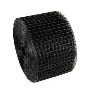 8 inch x 100ft solar panel bird guard, critter guard roll kit with 70pcs aluminum alloy fasteners, solar panel guard with rust proof pvc coating, 1/2 inch wire roll mesh