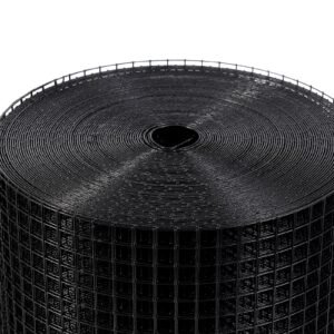 8 inch x 100ft solar panel bird guard, critter guard roll kit with 70pcs aluminum alloy fasteners, solar panel guard with rust proof pvc coating, 1/2 inch wire roll mesh