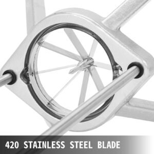 8 section commercial easy wedger stainless steel blade fruit lime slicer, lemon cutter 8 wedges for bar restaurant
