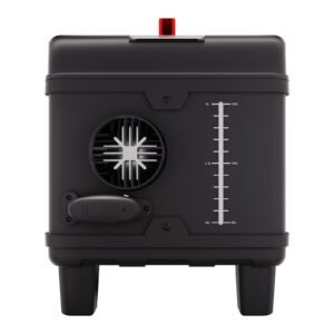 8kw diesel heater, 12v/24v all in one diesel air heater, with bluetooth app control, remote control and display screen, co alarm, fast heating portable diesel heater for vehicles and garage
