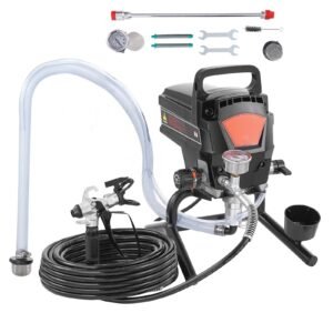 950W Stand Airless Paint Sprayer, 3000PSI High Efficiency Electric Airless Sprayer, Handheld Paint Sprayers for Home Interior and Exterior Furniture and Fences, Fine And Even Painting Effect