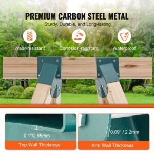 a frame middle swing set brackets, heavy duty carbon steel swing with mounting hardware, diy swing bracket swing kit for 4x4 (actual 3.7" x 3.7") legs & 4x6 (3.7" x 5.7")beam, green (2 pcs)