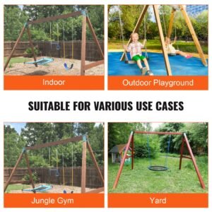 a frame middle swing set brackets, heavy duty carbon steel swing with mounting hardware, diy swing bracket swing kit for 4x4 (actual 3.7" x 3.7") legs & 4x6 (3.7" x 5.7")beam, green (2 pcs)