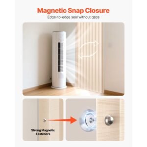 accordion door, 47 x 78 inch, blackout fabric folding magnetic door curtain, with hanging hooks, interior room divider for doorways, closets, bedrooms, bathrooms, living rooms, beige, 1 panel