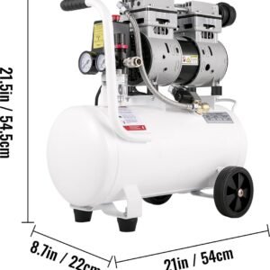 air compressor 6.6 gallon, portable air compressor 1 hp, oil free air compressor steel tank 750w, pancake air compressor 115 psi, ultra quiet compressor for home repair, tire inflation