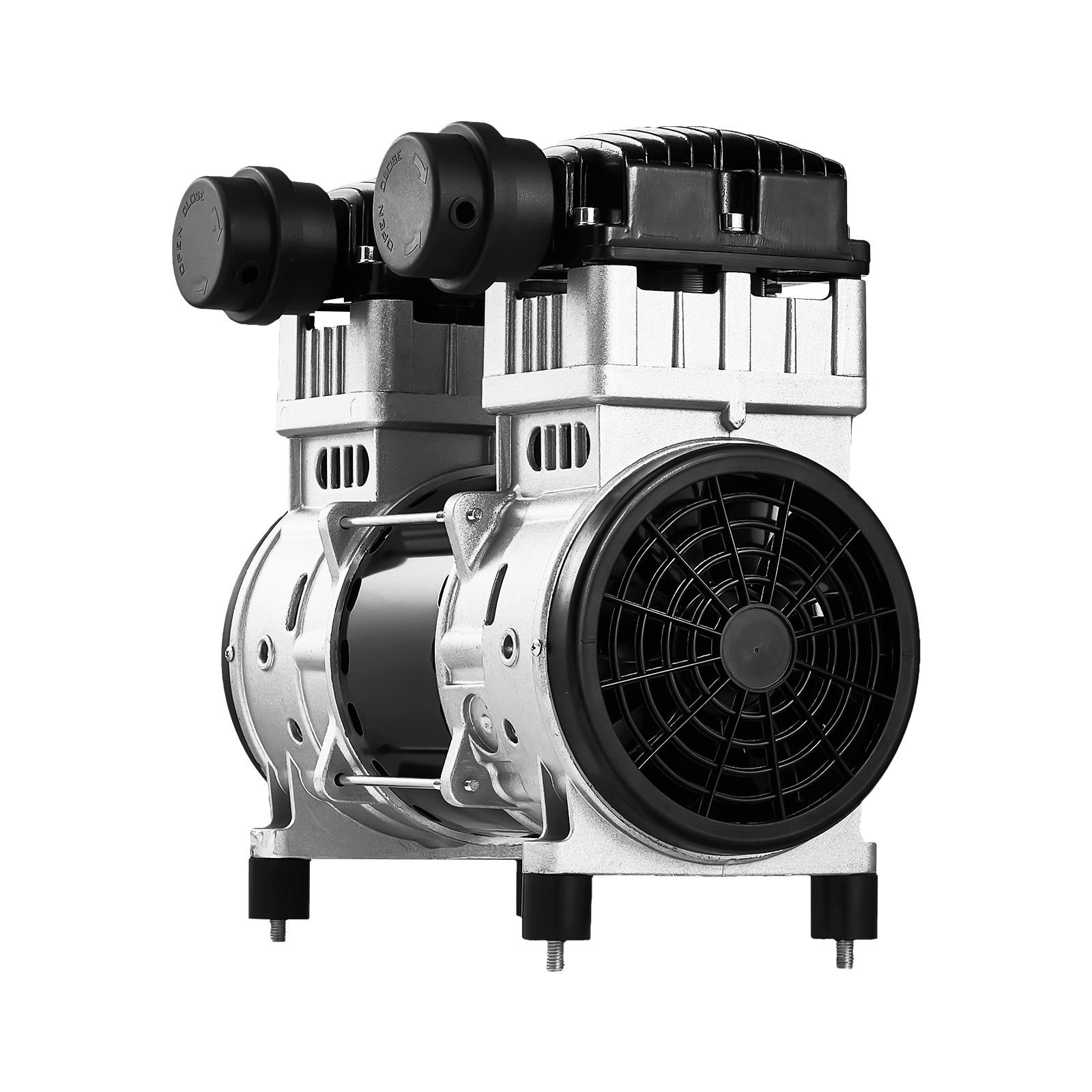 air compressor motor, 2hp 5.2cfm @ 90psi oil free air compressor pump & max. 145psi pressure, 78db ultra quiet compressor motor for auto repair, tire inflation, spray painting, woodwork nailing