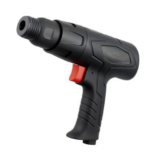 air hammer, 2500 2700bpm pneumatic hammer with 2.76 inch stroke & 4pcs 6.7" long barrel chisels, pistol grip compact air chisel pneumatic shovel tool for cutting scraping demolishing