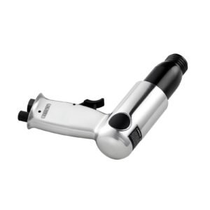 air hammer, 3500bpm pneumatic hammer with 2.76 inch stroke & 4pcs chisels round shank, pistol grip compact air chisel pneumatic shovel tool for cutting punching scraping