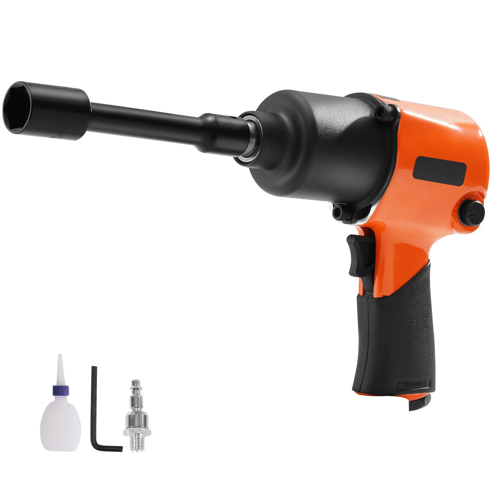 air impact wrench, 1/2" drive air impact gun up to 880ft lbs nut busting torque, 7500rpm lightweight pneumatic tool for auto repairs and maintenance