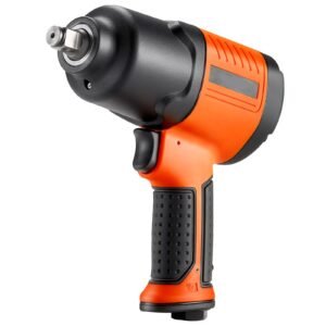 air impact wrench, 1/2" drive pneumatic impact wrench up to 1100 ft lbs reverse torque, 7500rpm 4 speed adjustable & lightweight pneumatic gun for auto repairs and maintenance