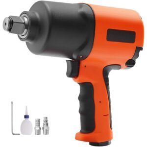 air impact wrench, 3/4 inch drive air impact gun, up to 1870ft lbs nut busting torque, composite pneumatic impact wrench for auto repairs and maintenance heavy duty