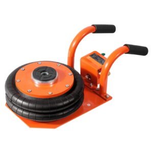 air jack, 3 ton/6600 lbs, 3 8s pneumatic lifting jack with heightened column & 6 steel tubes, compact, easy to lift & space saving jack with thick rubber pad, fits for sedan, suv, pickup truck