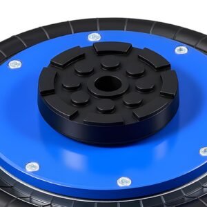 air jack, 3 ton/6613 lbs triple bag air jack, airbag with six steel pipes, lift up to 17.7 inch/450 mm, 1 6 s fast lifting pneumatic with long handle & rubber pad for cars, suvs, pickup trucks