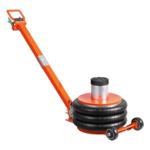 air jack, 5 ton/11000 lbs, 4 10 s pneumatic lifting jack with heightened column & adjustable handle, easy to lift & space saving jack with thick rubber pad, fits for sedan, suv, pickup truck